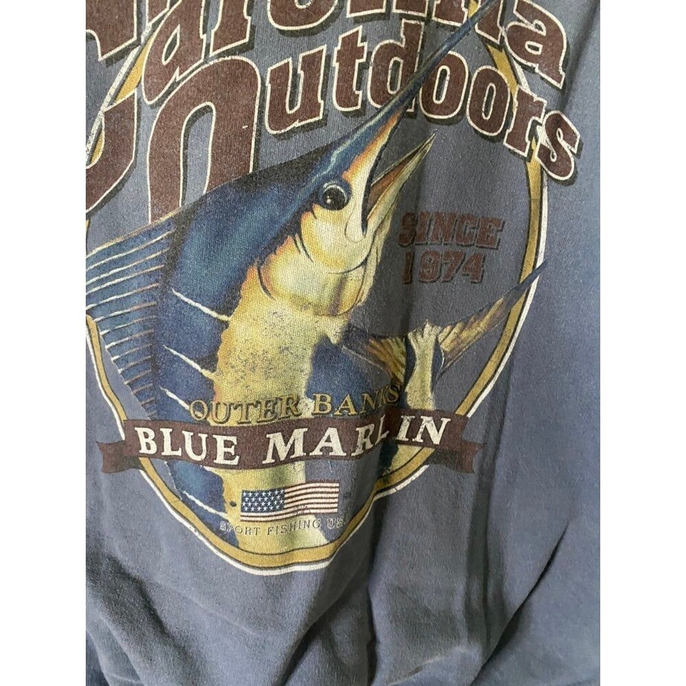 Gildan Activewear Heavyweight "Carolina Outdoors" Blue XL Sweatshirt